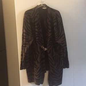 Zebra sweater from Macy’s
